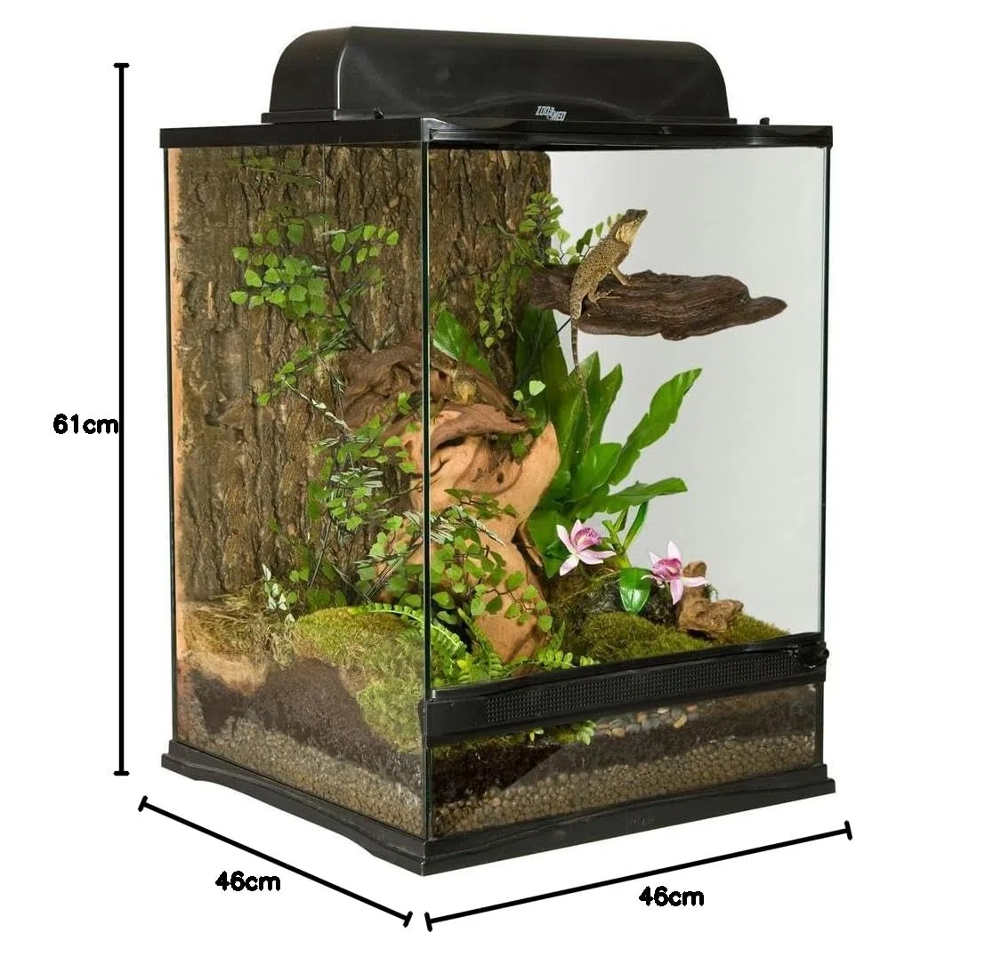 Zoo Med Terrarium Naturaliste pour Reptile/Amphibien 45 x 45 x 60 cm