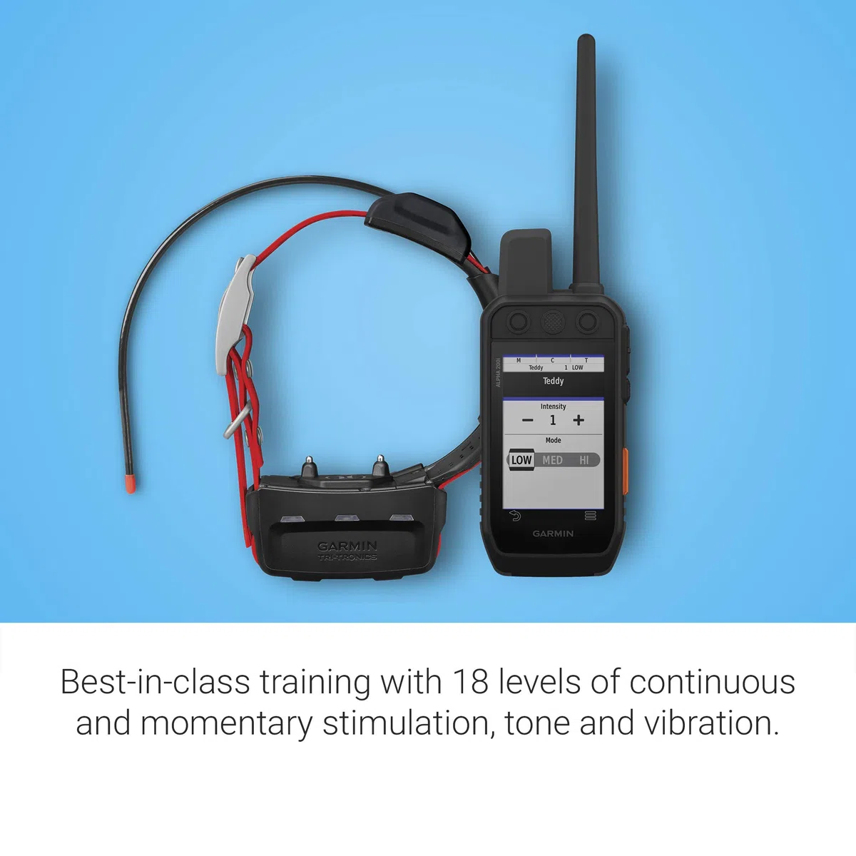 Garmin Alpha 200i/TT 15 Ensemble de Suivi et de Dressage de Chien, Portable et Collier, utilise la Technologie inReach, écran Tactile de 3,6" lisible à la lumière du Soleil (010-02230-00), Noir