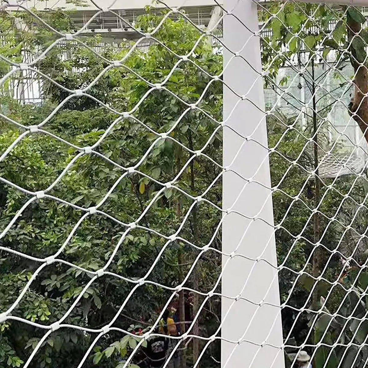 Filet de sécurité flexible en acier 304 pour balcon - 1,2 x 10 m