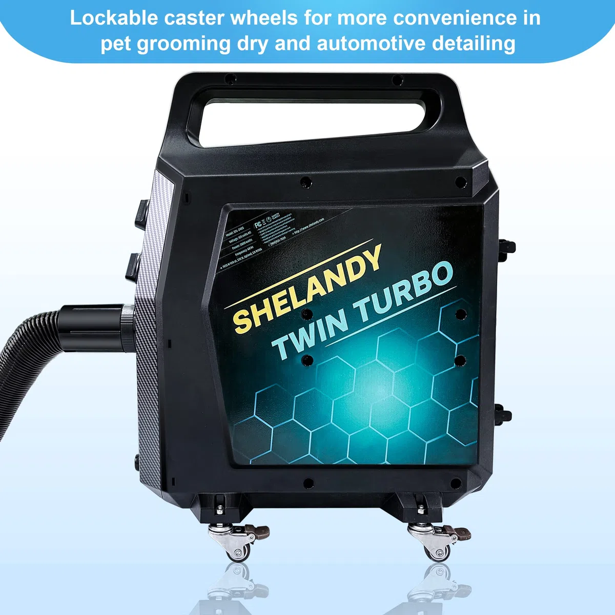 SHELANDY Sèche-Linge Double Turbo pour Chien