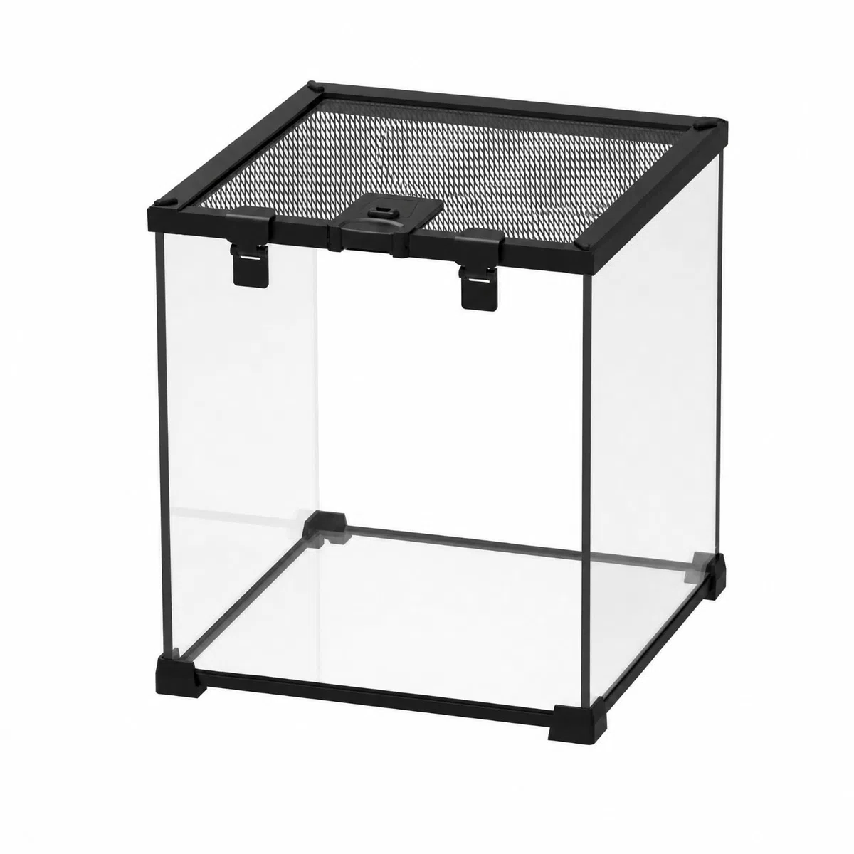 Terrarium en Sécurisé Vivariums en Verre Habitat pr Propriétaires Reptiles, 30x30x30cm