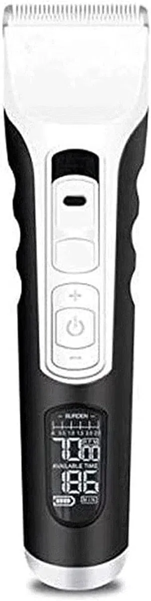 LIIAV Kit de toilettage for chien tondeuses, faible bruit, silencieux électrique, rechargeable, sans fil, poils d'animaux épais manteaux tondeuses ensemble, convient for chiens, chats et autres animau