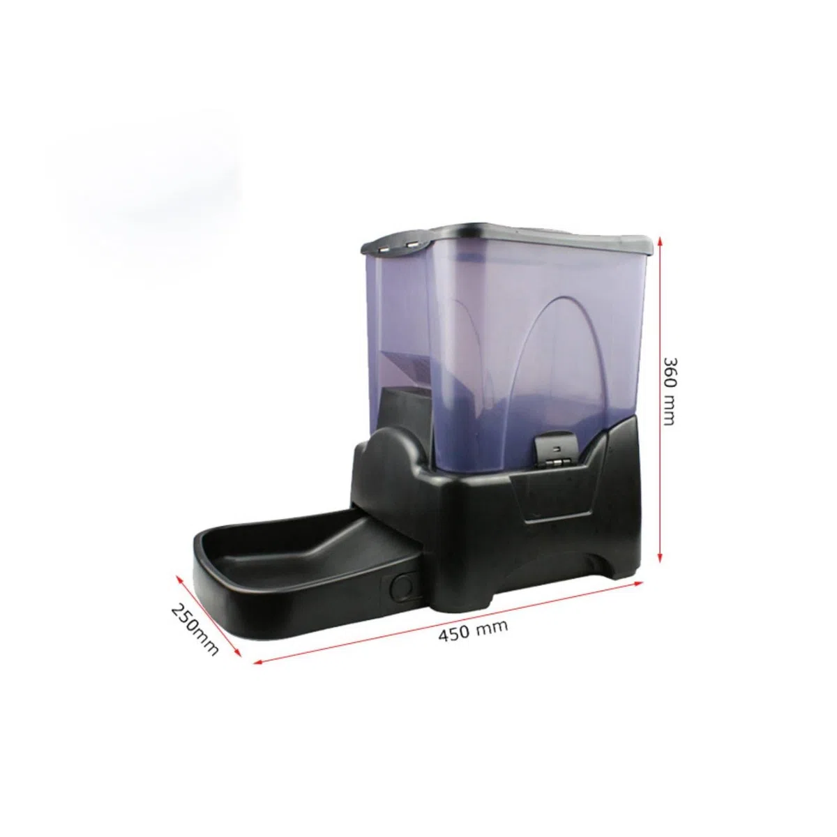 Colcolo Distributeur Automatique Nourrisseur Mangeoire Gamelle .49 L Capteurs Anti-Remplissage 4 Repas Quotidiens Portion 0.5 à 2 Tasse Voix Personnalisée